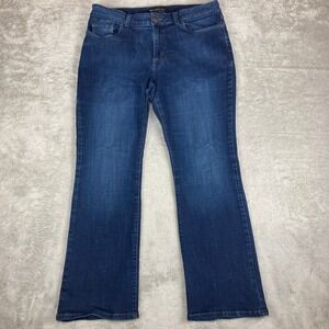 Lee Modern Series Jeans Curvy Fit Bootcut Women's Size 10‎ Short Dark Wash